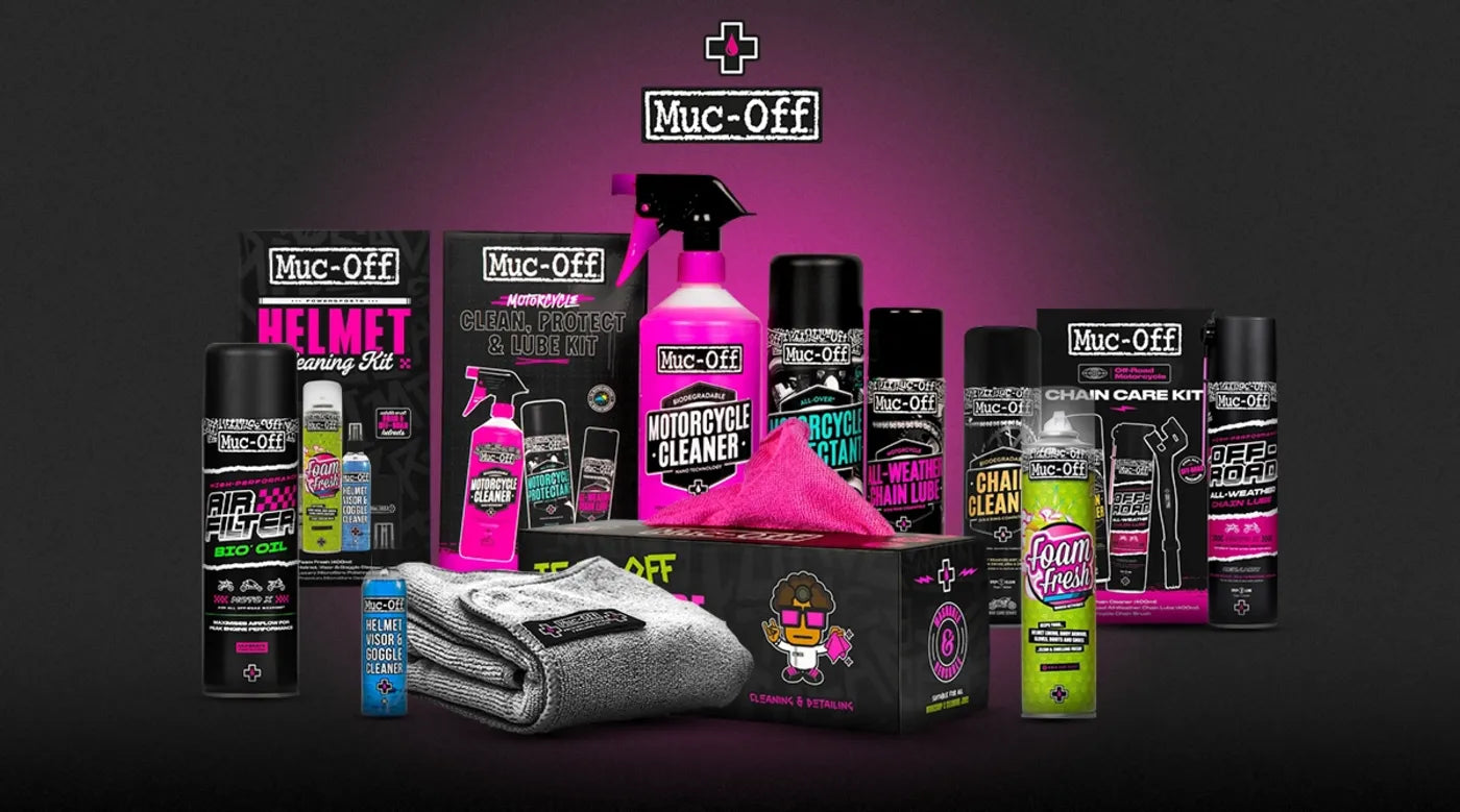 Muc-Off plejeprodukter til din motorcykel