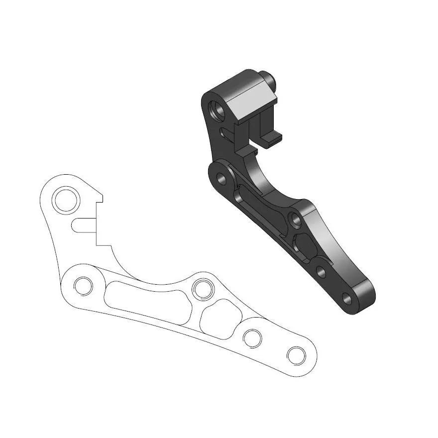 Moto-master Supermoto Street Rotor Adapter Bracket