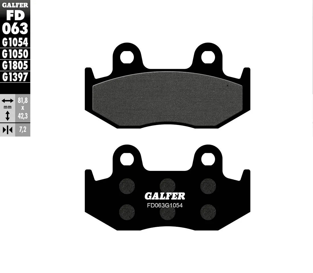 Galfer Semi-metalliske Bremseklodser Til Oem Udskiftning - Foran & Bag
