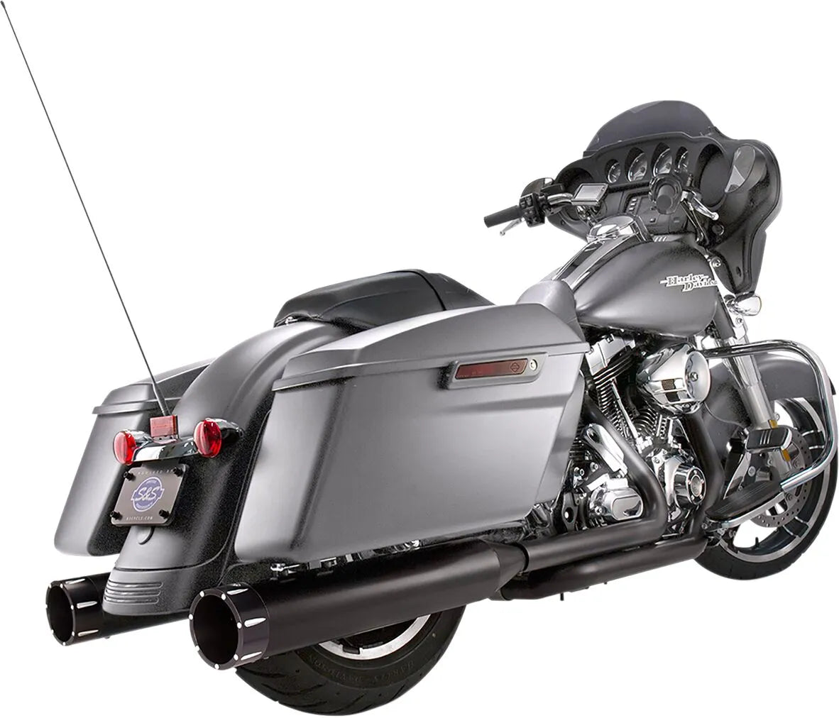 S&S Cycle Mk45 Slip-on Lyddæmpere Til Touring Modeller - ECE Godkendt