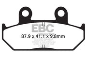 Ebc Vee Semi-sintered Bremseklodser - For