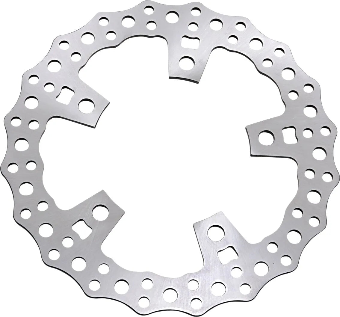 Arlen Ness Jagged Flydende Rotor For V-twin - Front