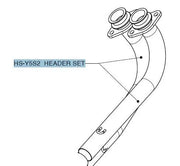 Akrapovic Header Headpipes og Collectorer 2-into-1 System