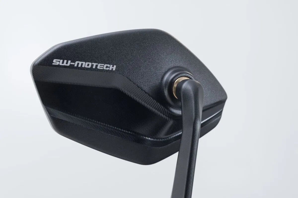 Sw-motech Bar End Mirrors - Black Aluminum
