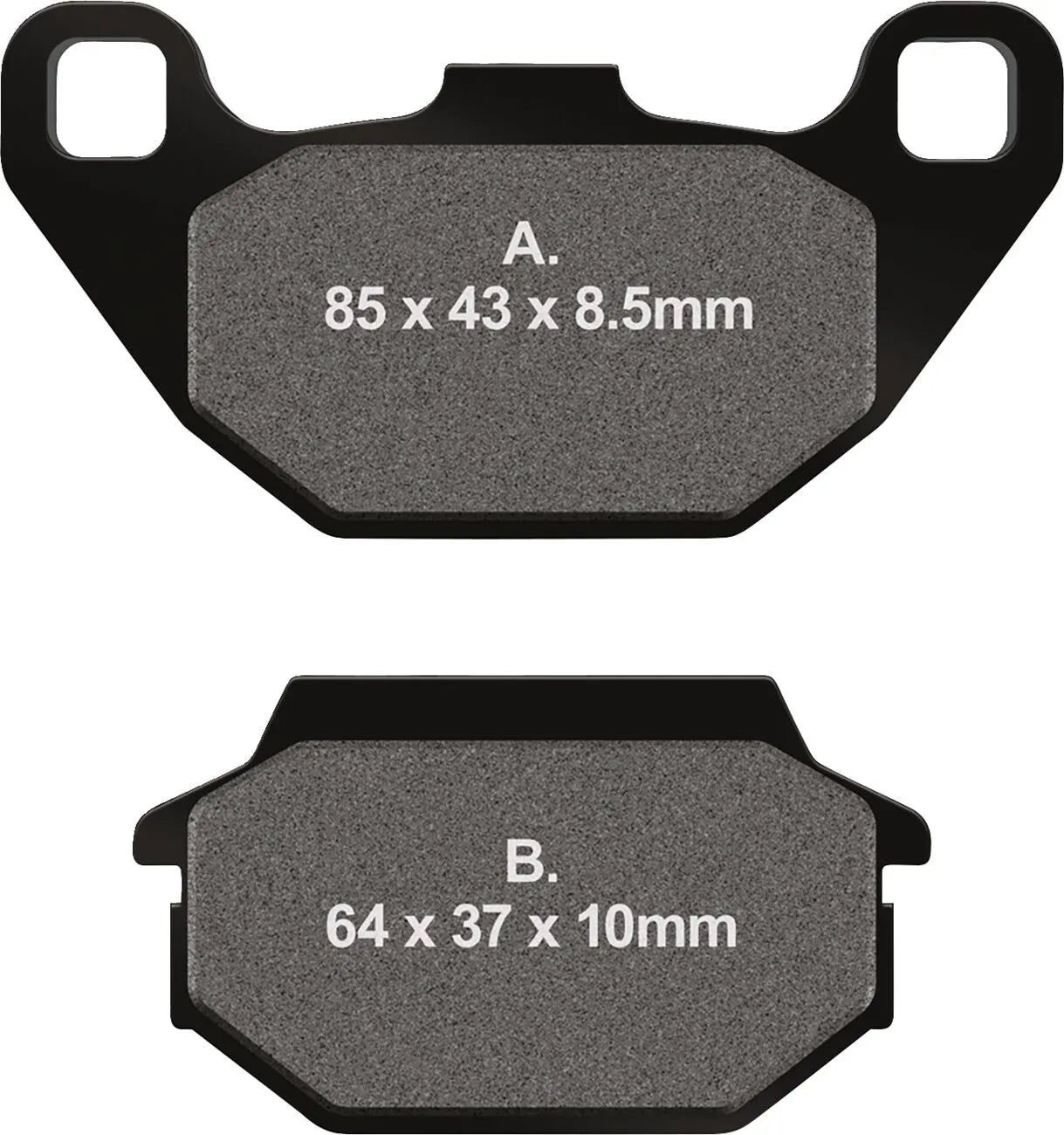 Ebc Organic Base Brake Pads Set Of 2