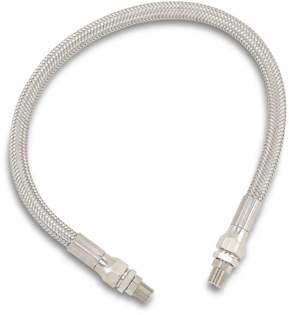 Drag Specialties Universal Stainless Steel Oil Line 17"