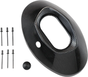 Akrapovic V-ec17 Lyddæmper End Cap - Carbon Fiber