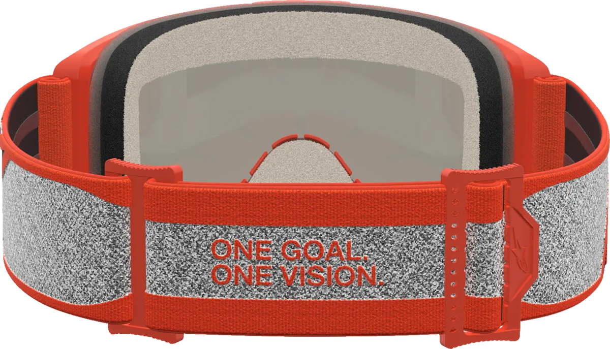 Alpinestars Vision 5 Rora Goggle Silver Orange Mirror-Red