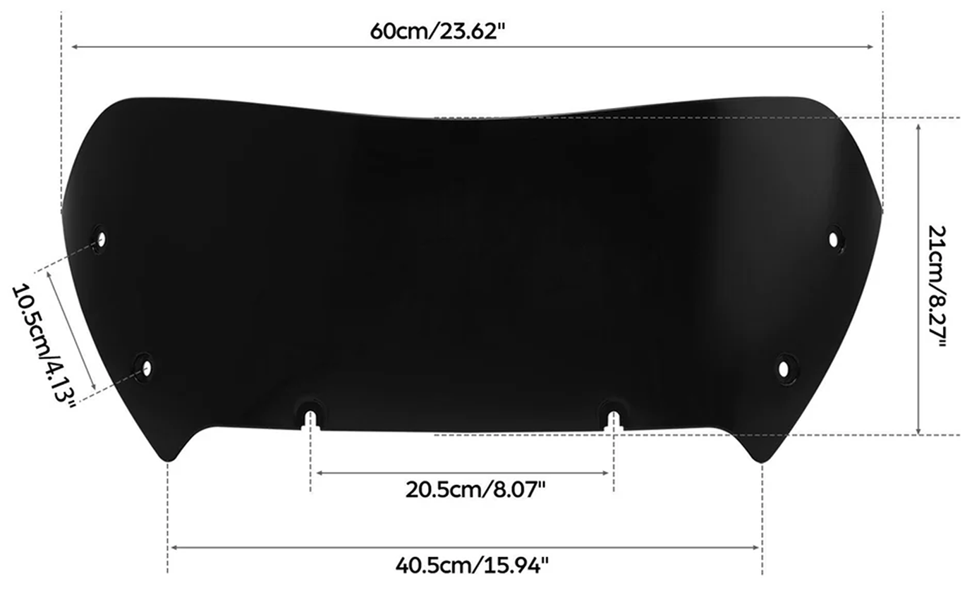 Zodiac Windshield for Sharknose Fairings 2023 to Present