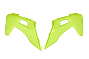 Ufo Radiator Covers For Husqvarna - Fluorescent Yellow