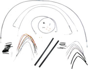 Burly Brand Stainless Braided Cable/Brake Line Kit for Ape Hanger