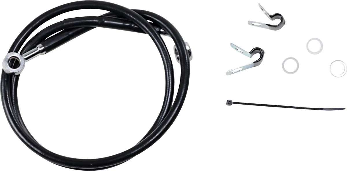 Drag Specialties Rustfrit Stål Bremse Slange Kit