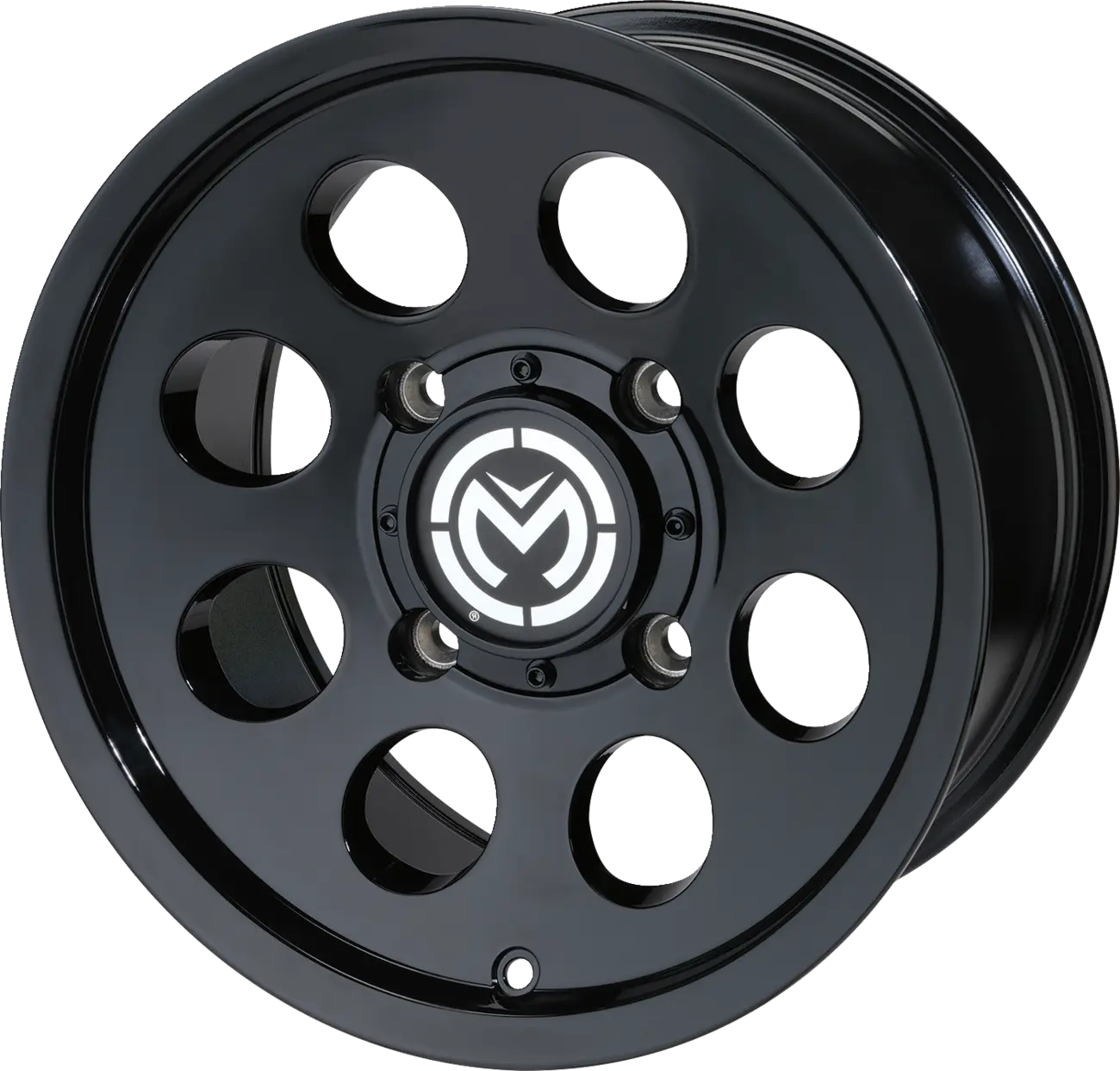 Moose Offroad 14" Atv Wheel - Black Gloss