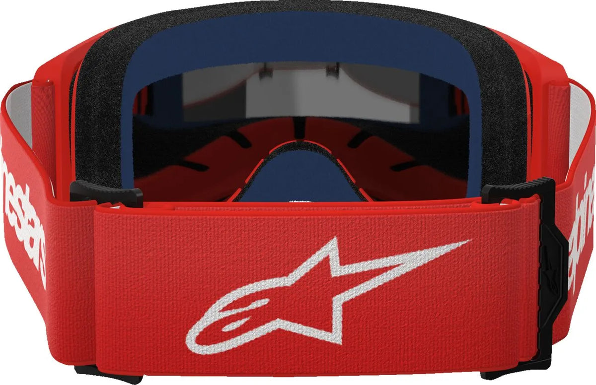 Alpinestars Vision 3 Wordmark Goggle Red Mirror Silver