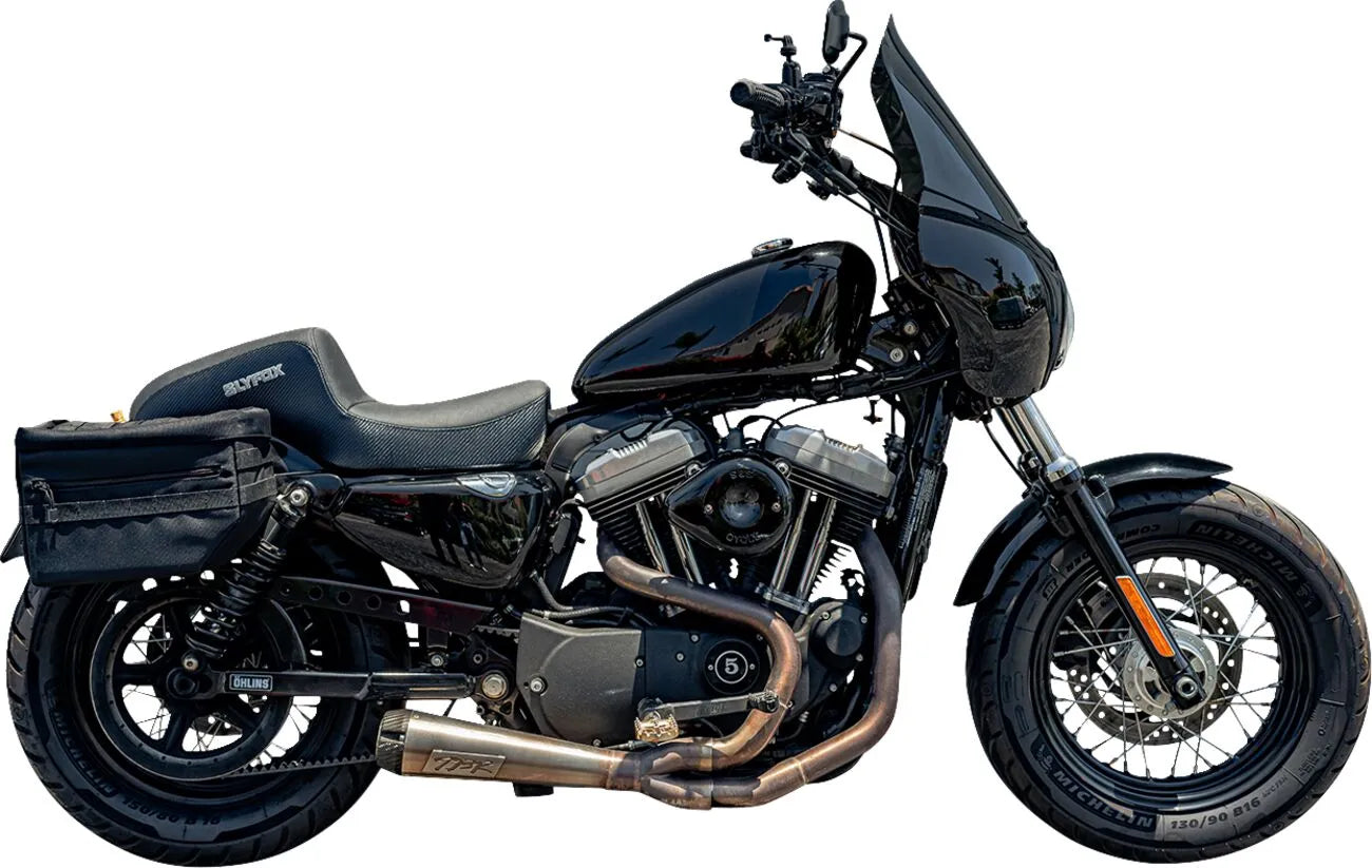 Slyfox Drifter Seat - Black Vinyl Motorcycle Seat