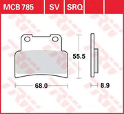 Trw All Round Sintrede Metal Bremseklodser - Foran