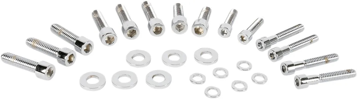 Gardner-Westcott Flat Transmission Cover Bolt Kit for HD 07-16