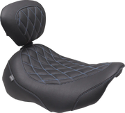 Mustang Wide Tripper Solo Seat - For Harley Davidson