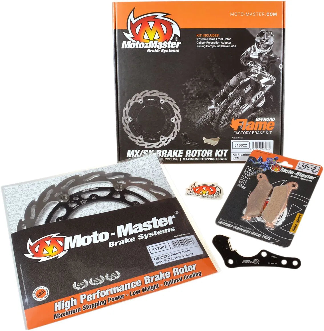 Moto-master Oversize Brake Kit For Mx Front - Front