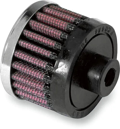 K & N Chrome Crankcase Vent Filter 3/8"