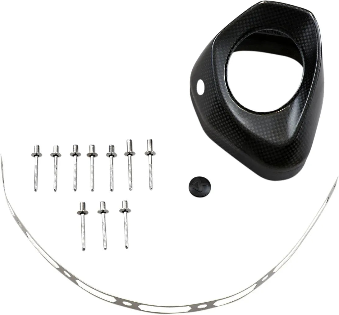 Akrapovic V-ec108 Muffler End Cap - Carbon Fiber