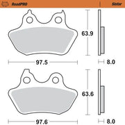 Moto-master Roadpro Sinter Bremseklods Bag - Bag