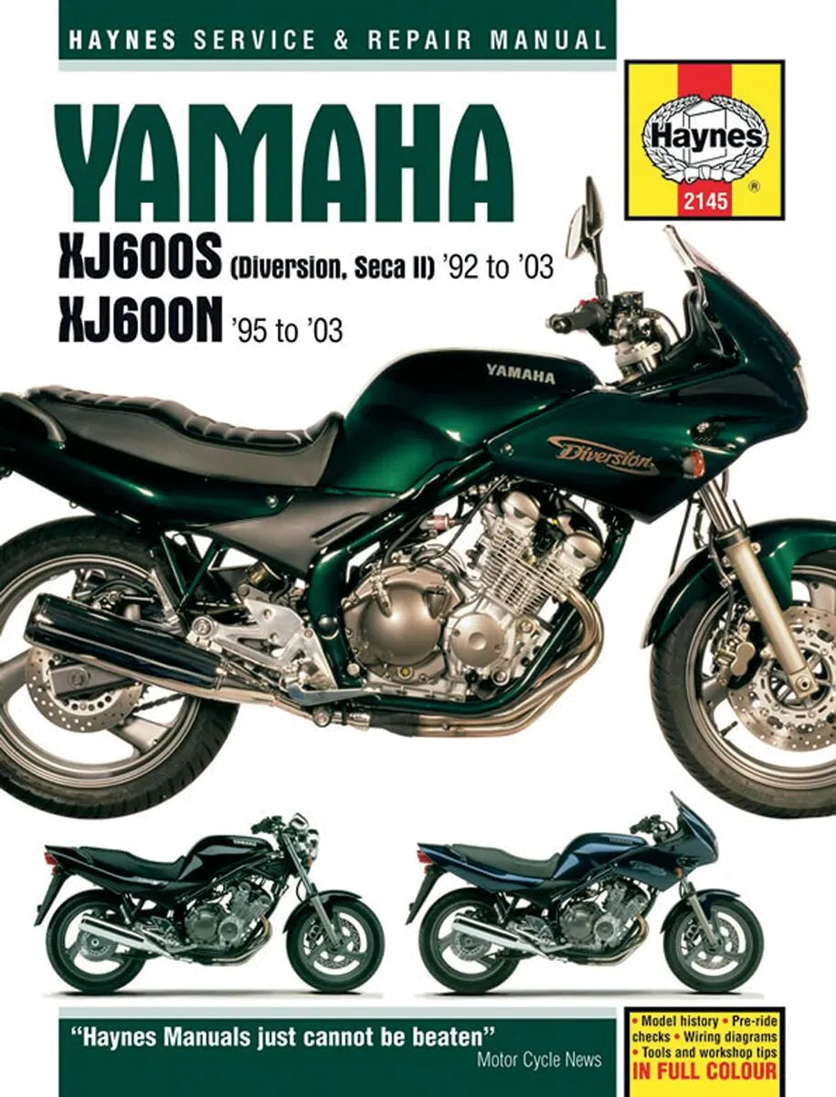 Haynes Motorcycle Repair Manual for Yamaha XJ600S XJ600N