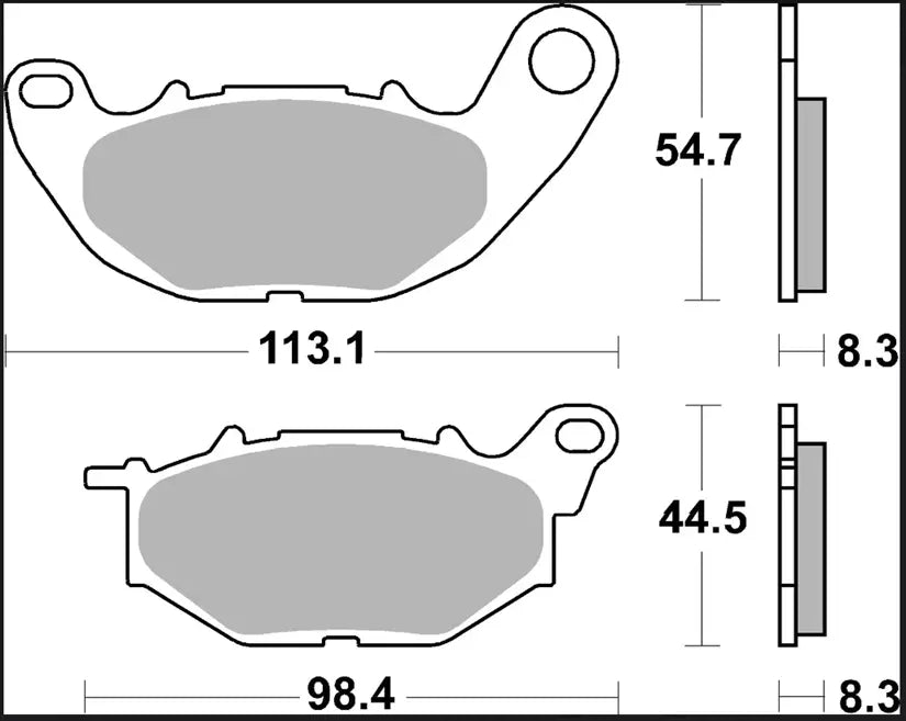 Brembo Xtra Line Sr Sintered Brake Pads