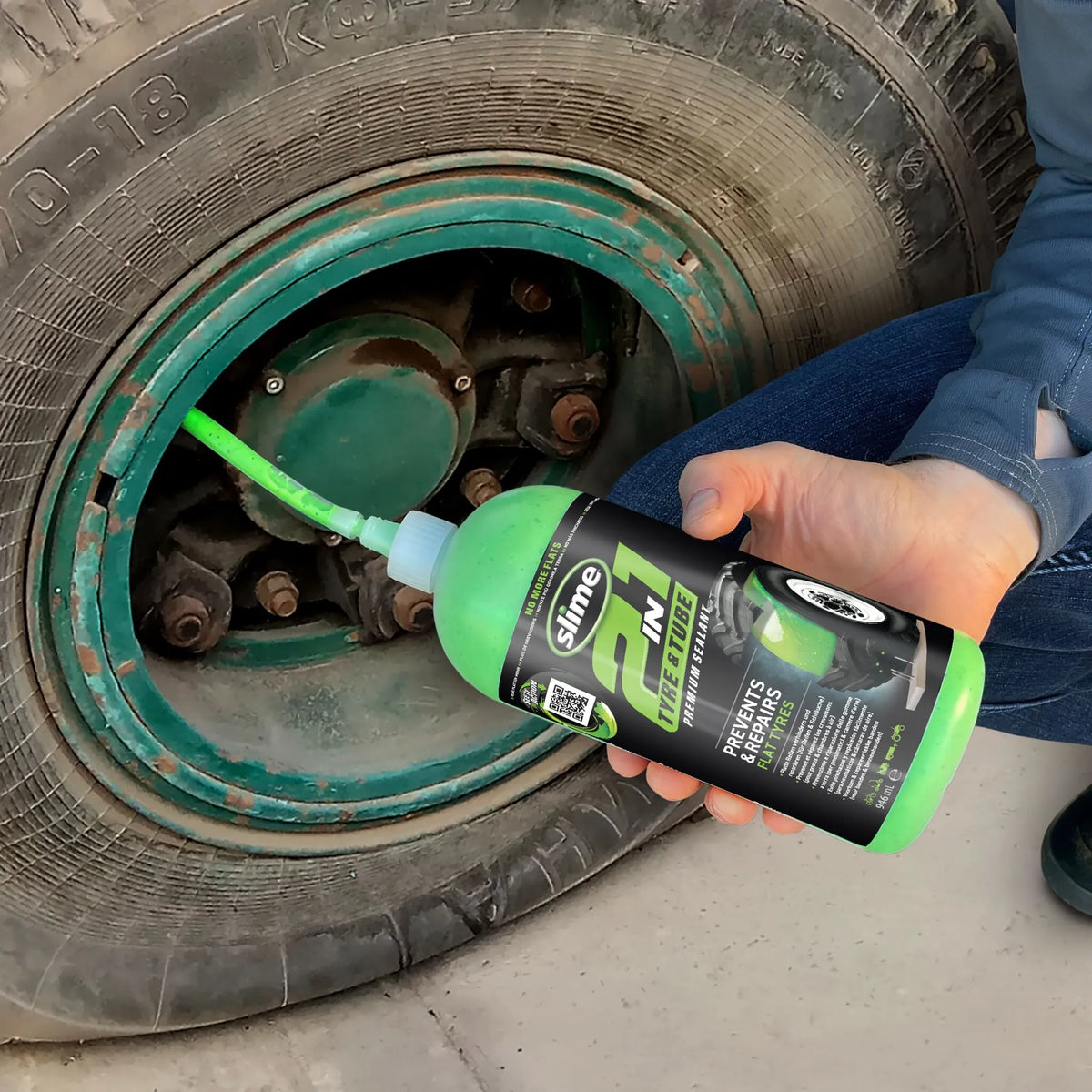 Slime 2-in-1 Tire & Tube Sealant - 946ml - 10194-51