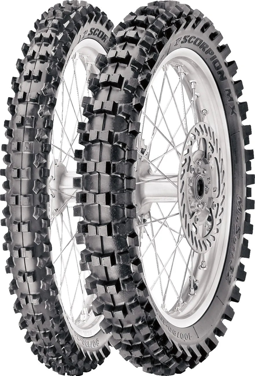 Pirelli Scorpion Mx32 Mid Soft Tire - 90/100-14 Rear