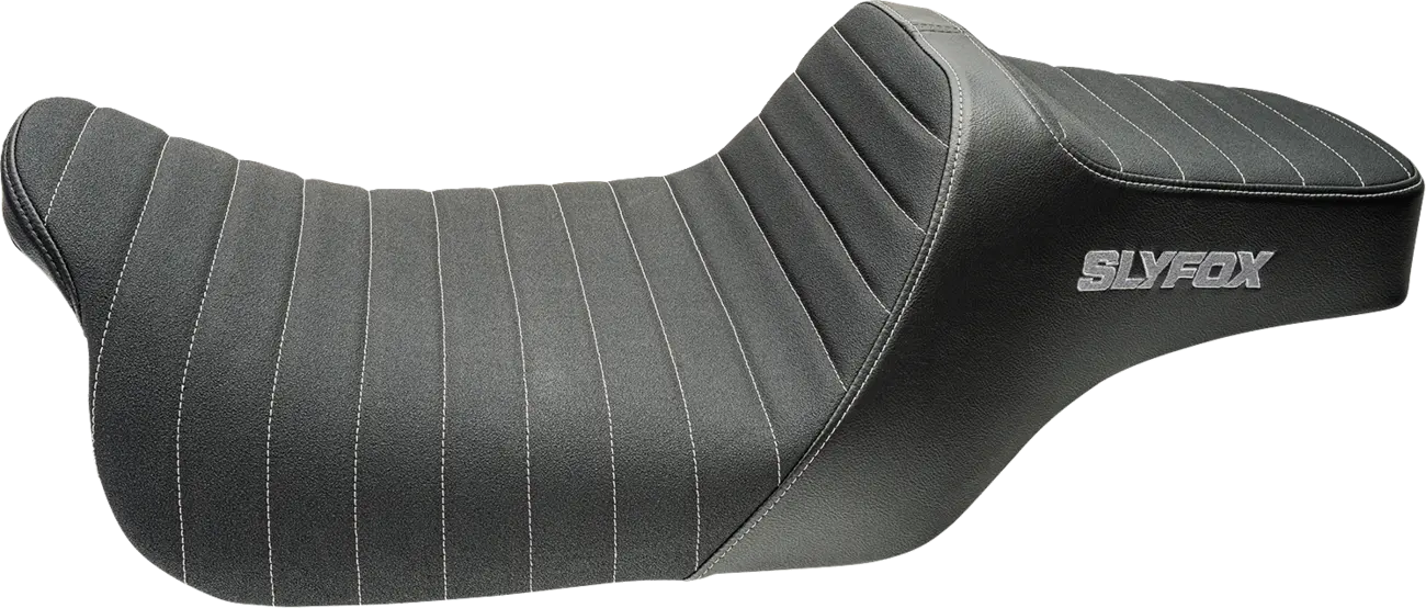 Slyfox High Noon Seat - 2-up Motorcycle Seat