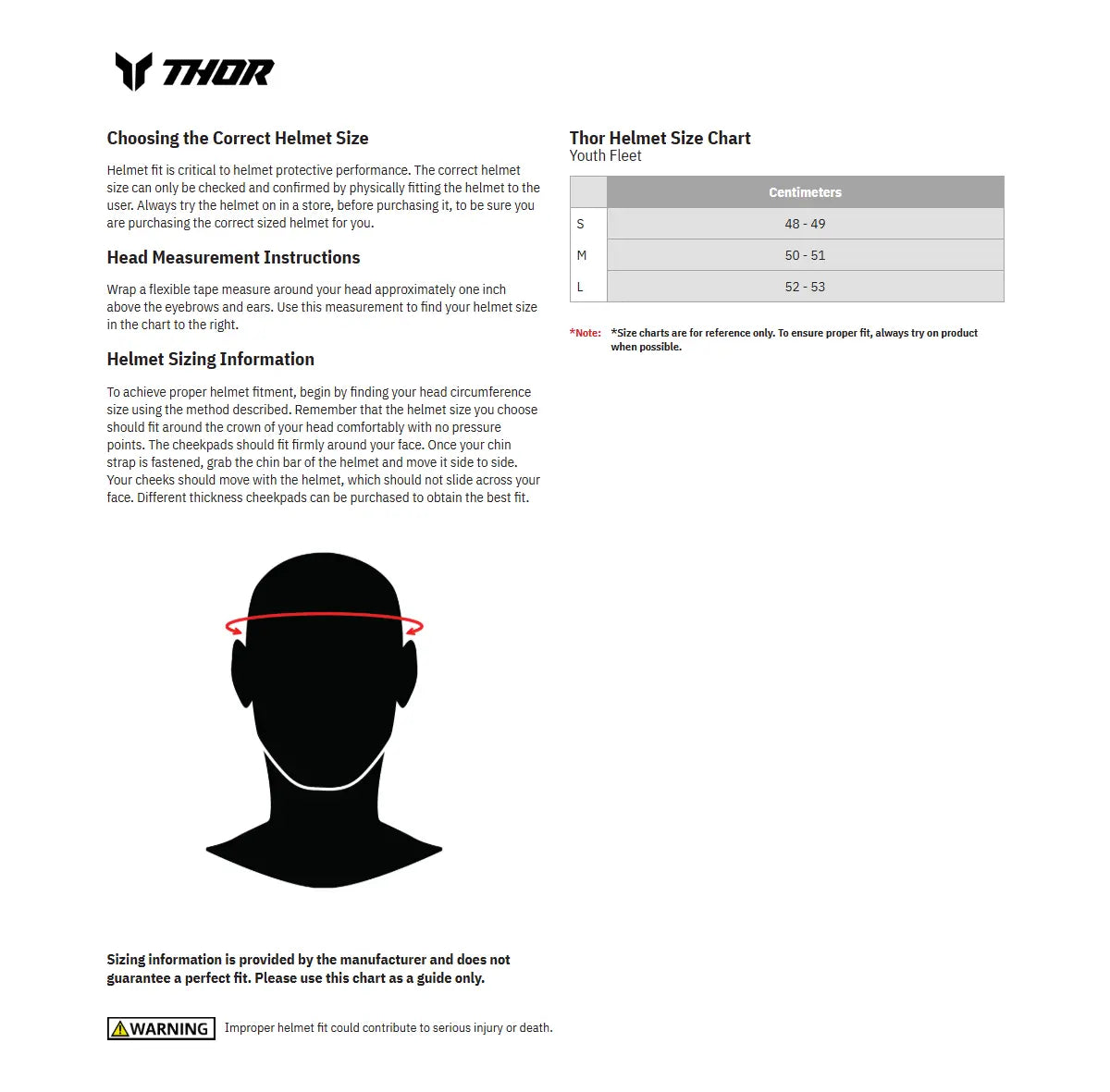 Thor Youth Fleet Defy Helmet /Acid