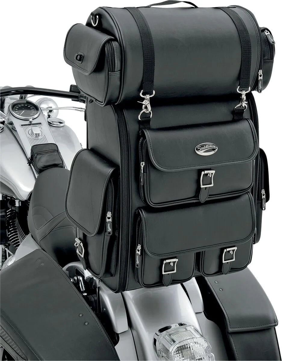 Saddlemen Ex2200 Sissy Bar Bag With Roll Bag