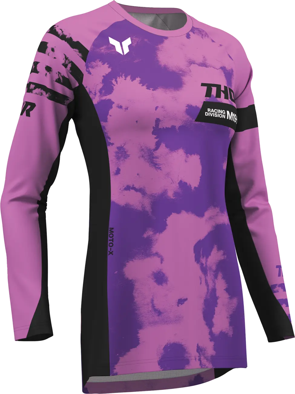 Thor Women's Launchmode Bleach Jersey - Black/Purple/White