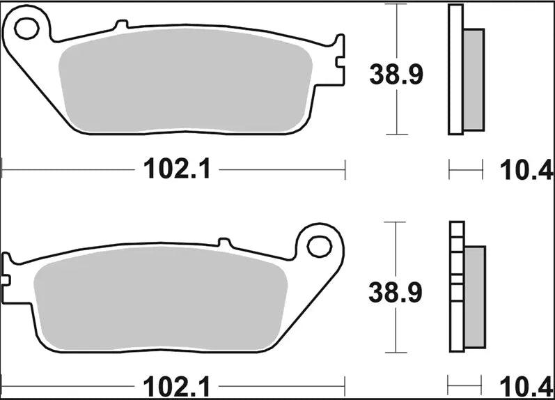 Brembo Prime Line Carbon Ceramic Brake Pad Set