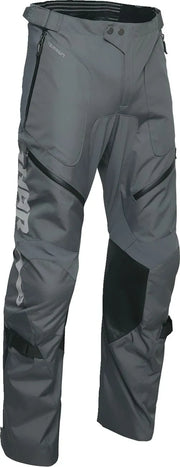Thor Terrain Over-the-boot Dual Sport Pants - Black/Light Gray/Charcoal Gray