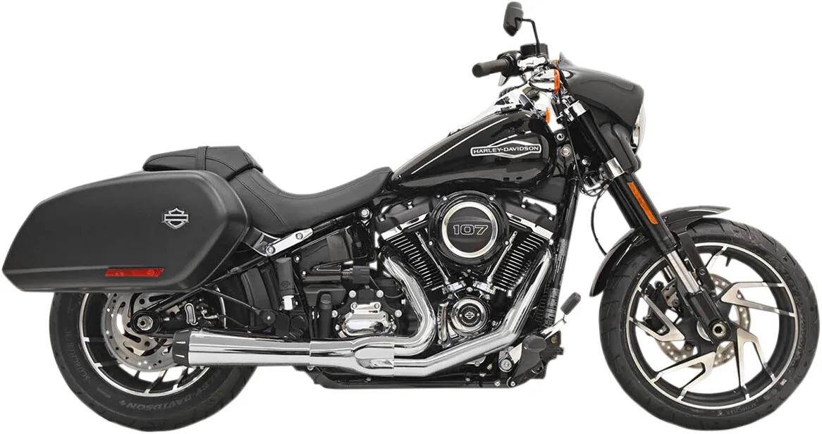 Bassani Xhaust 2-i-1 Road Rage Udstødning Krom
