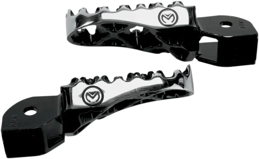 Moose Offroad Hybrid Foot Pegs - Stainless Steel