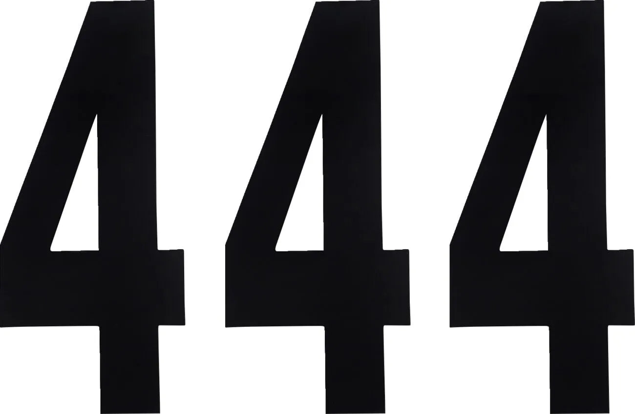 Factory Effex Standard Numbers For Number Plates - Black 4
