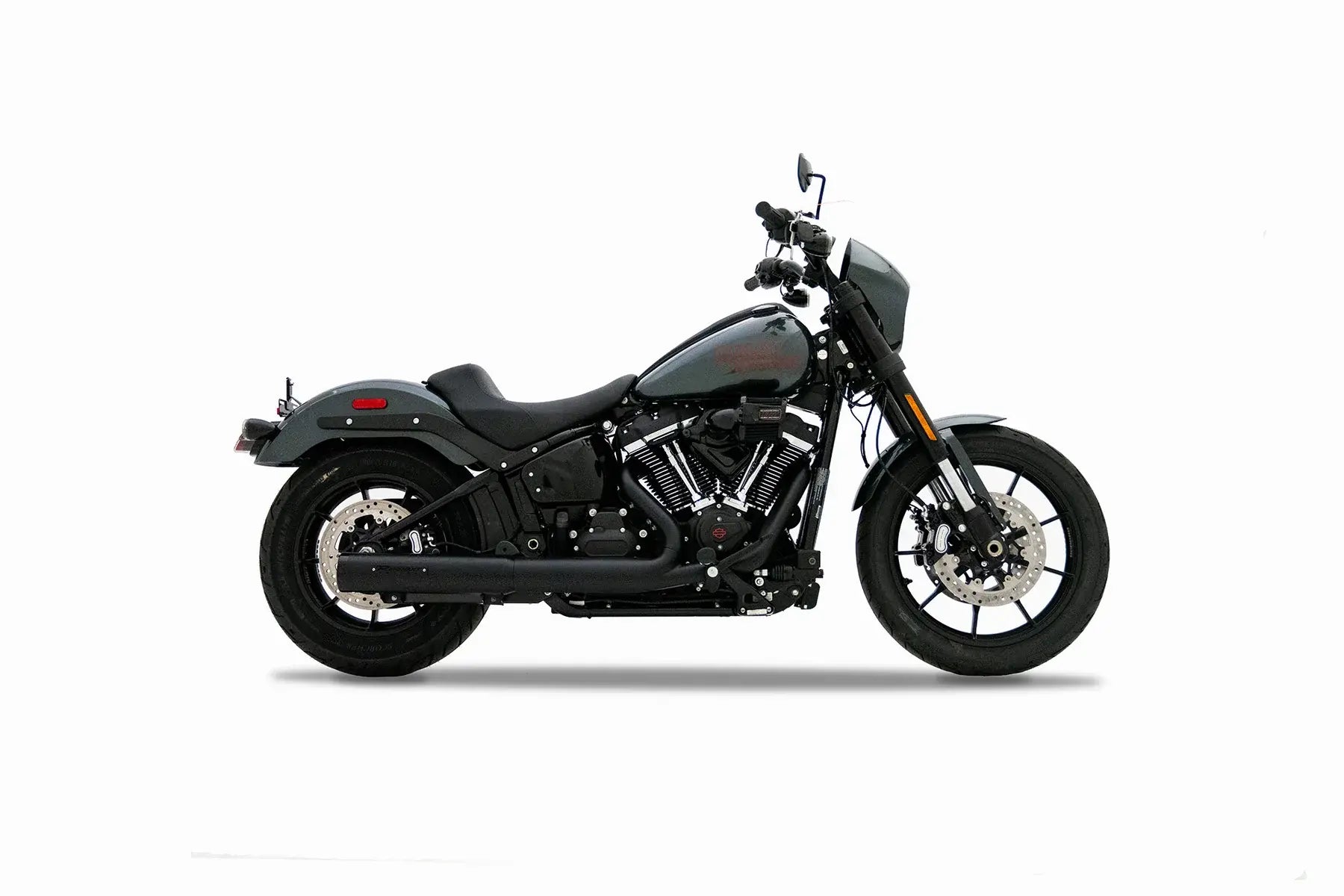 Rinehart Racing 4" Hp40 Slip-on Lyddæmper Til Softails