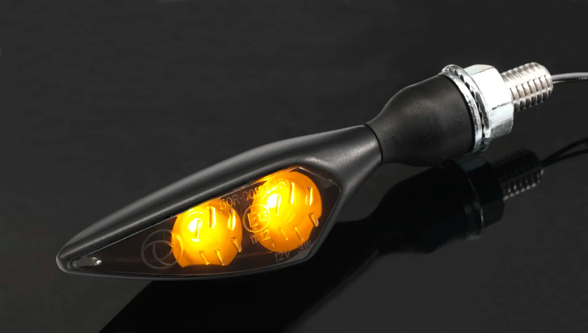 Kellermann Micro Rhombus Dark Led Motorcycle Indicators