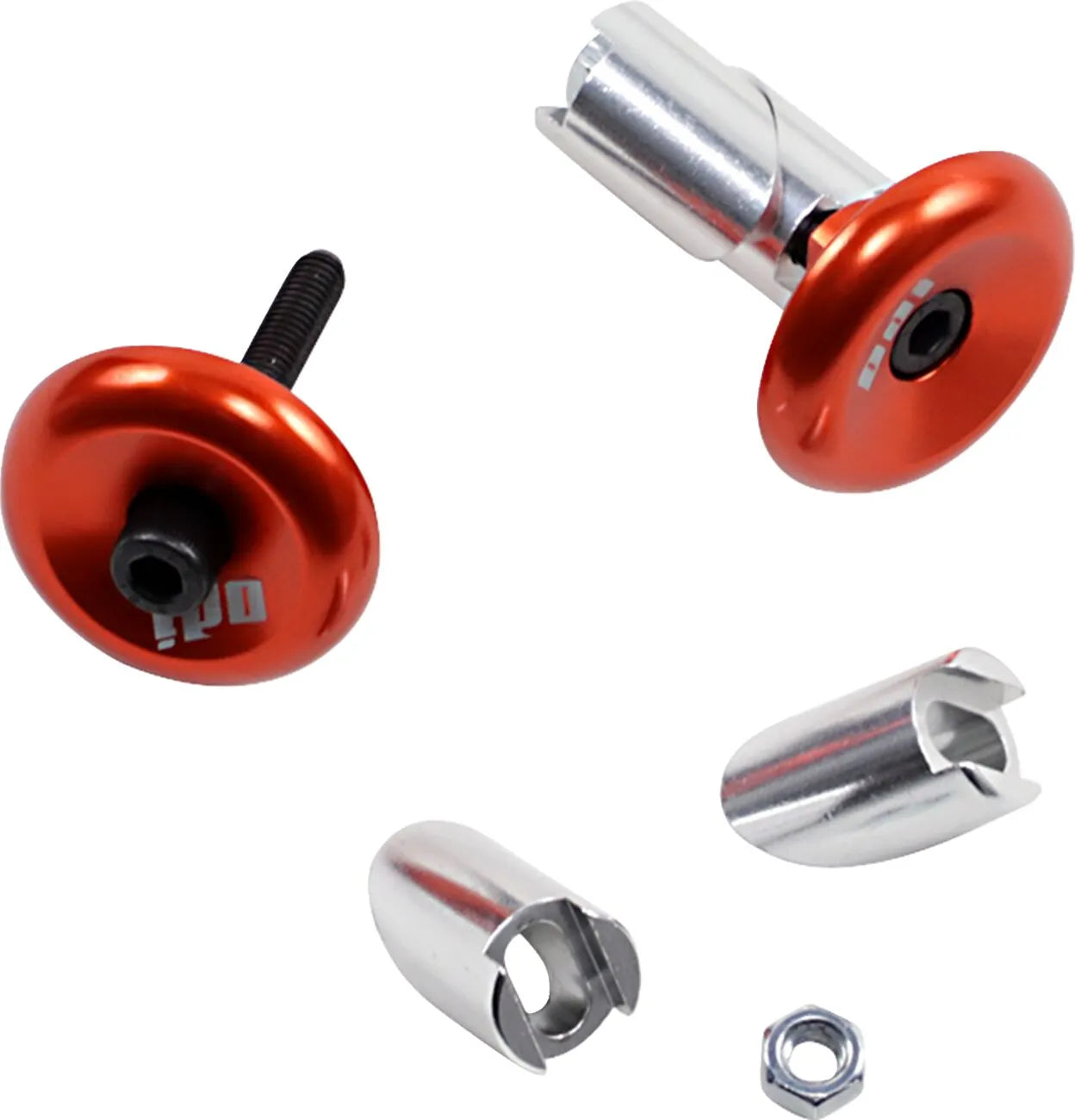 Odi Aluminum Handlebar End Plug - Orange
