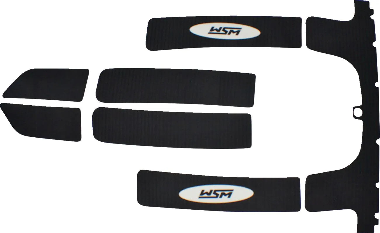 Wsm Black Traction Mat Set