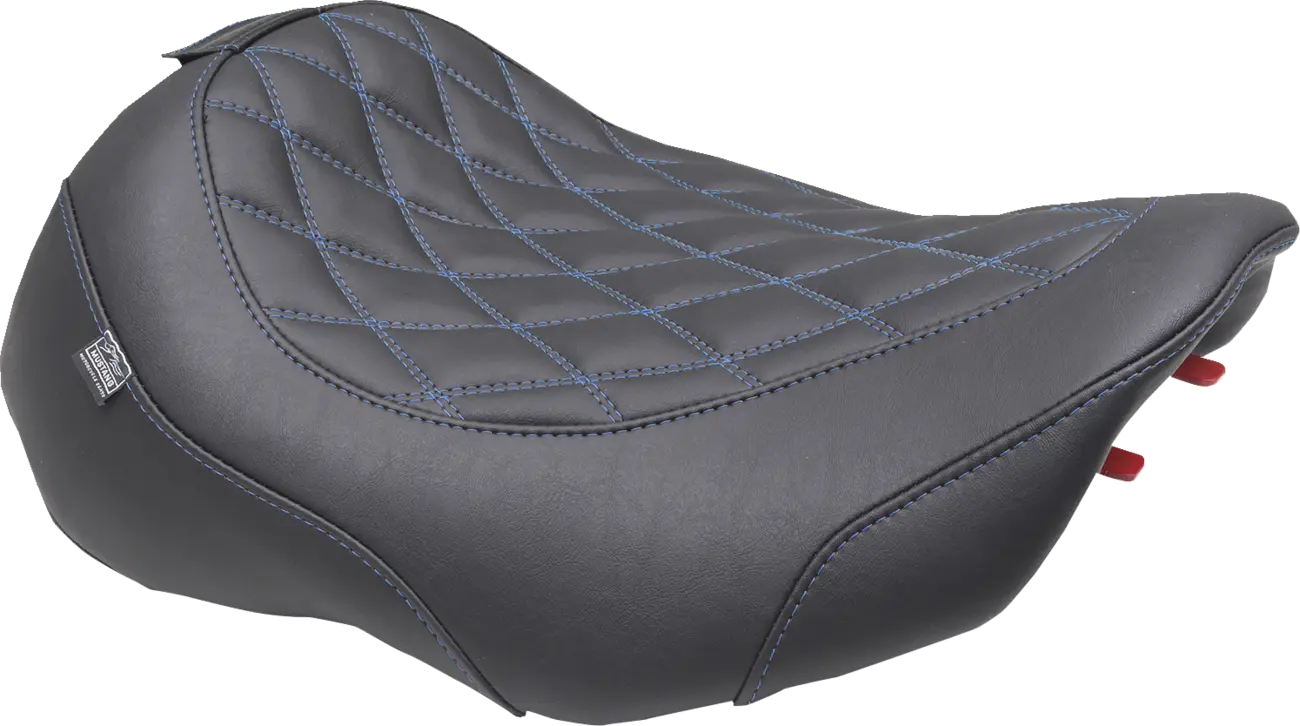 Mustang Wide Tripper Solo Seat - For Harley Davidson