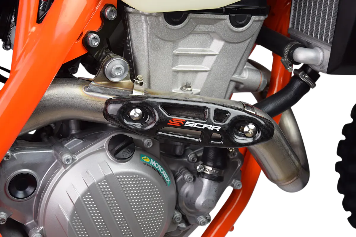 Scar Universal Carbon Fiber Udstødning Header Varmebeskyttelse