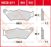 Trw All Round Sintrede Metal Bremseklodser - Foran & Bag