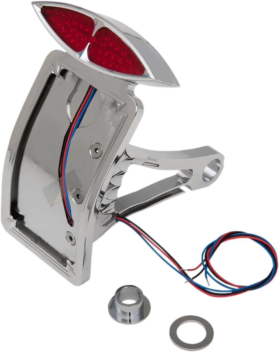 Drag Specialties Deco Taillight With License Plate Mount