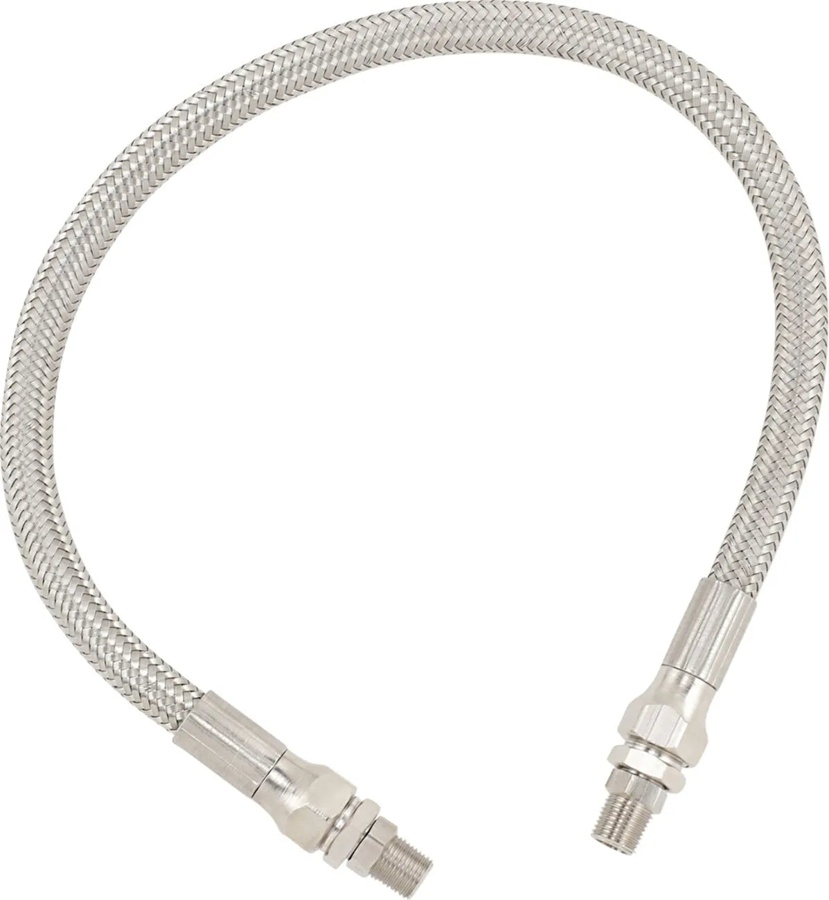 Drag Specialties Universal Stainless Steel Oil Line 17"