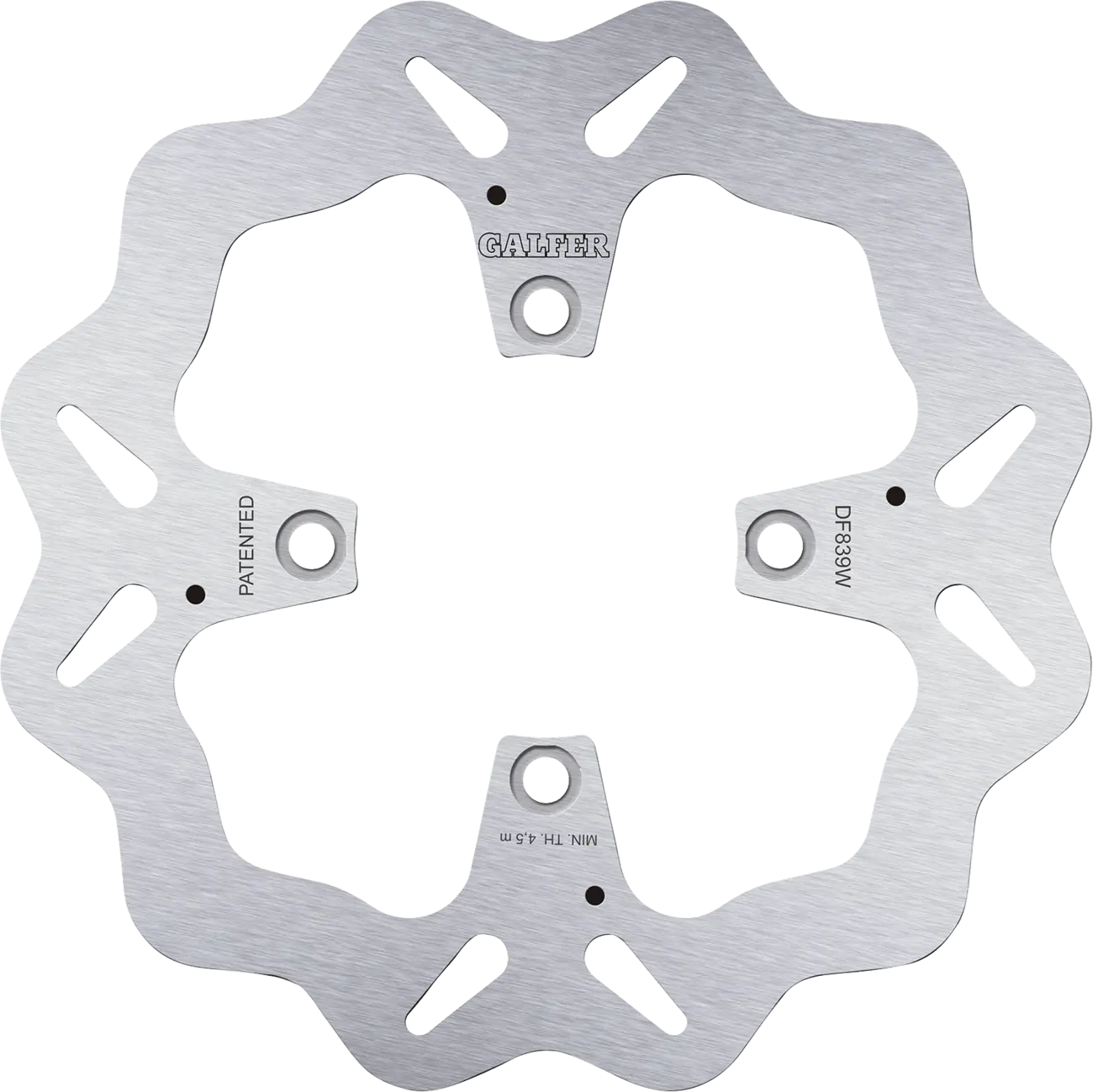 Galfer Brake Rotor For Motorcycle - Stainless Steel - Rear