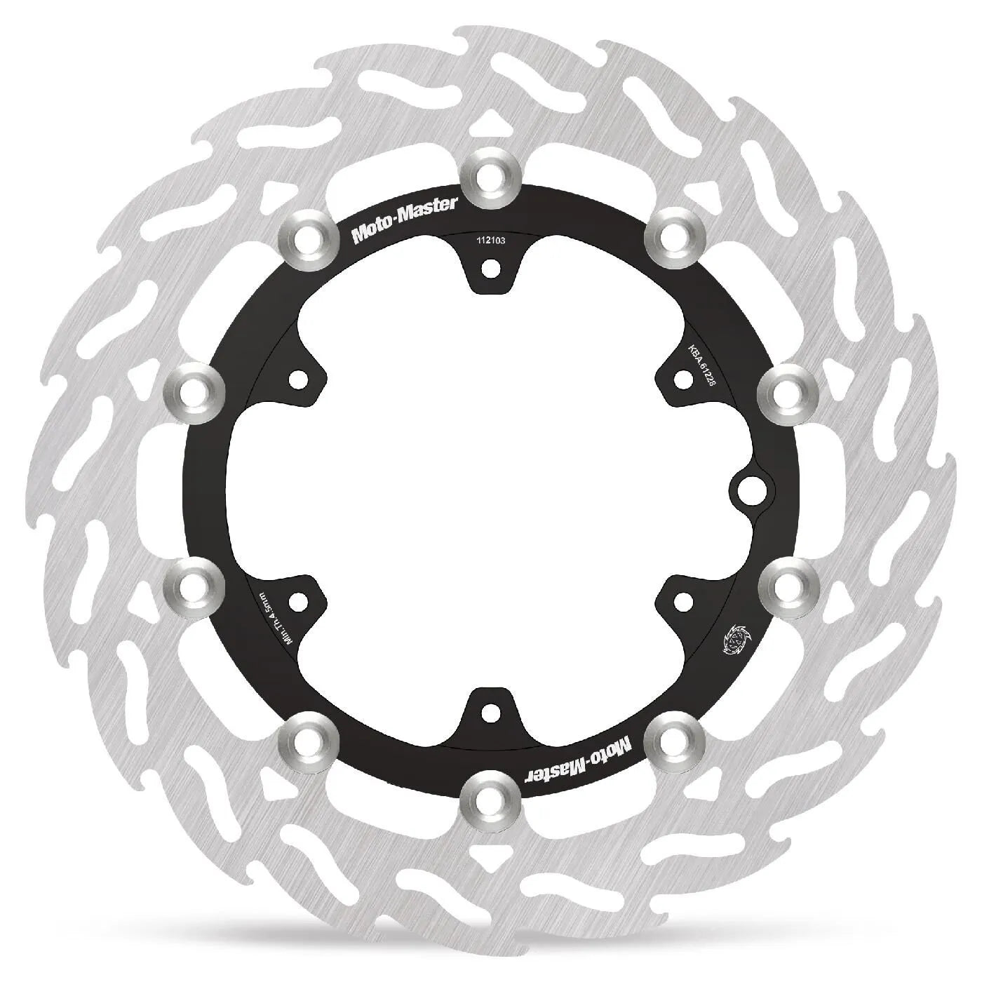 Moto-master Flame Series Flydende Bremse Rotor - Foran